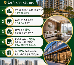ዘመናዊ የመኖሪያ አፓርታማዎች እና የንግድ ሱቆች በአየር ጤና