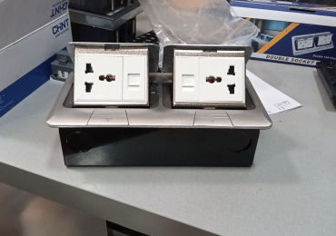 floor box 2data + 2socket