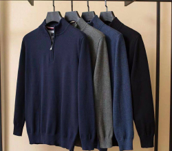Men’s Half-neck zip sweater