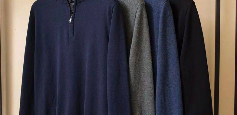 Men’s Half-neck zip sweater