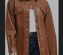 Premium Belted Leather Coat