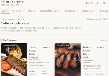 Digital QR Menu installation for restaurants & hotels